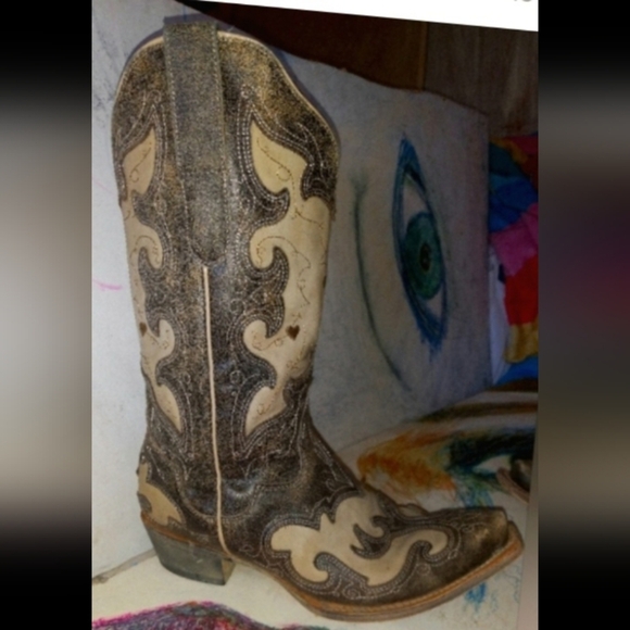 Women Cowboy boots size 9 - Picture 3 of 14